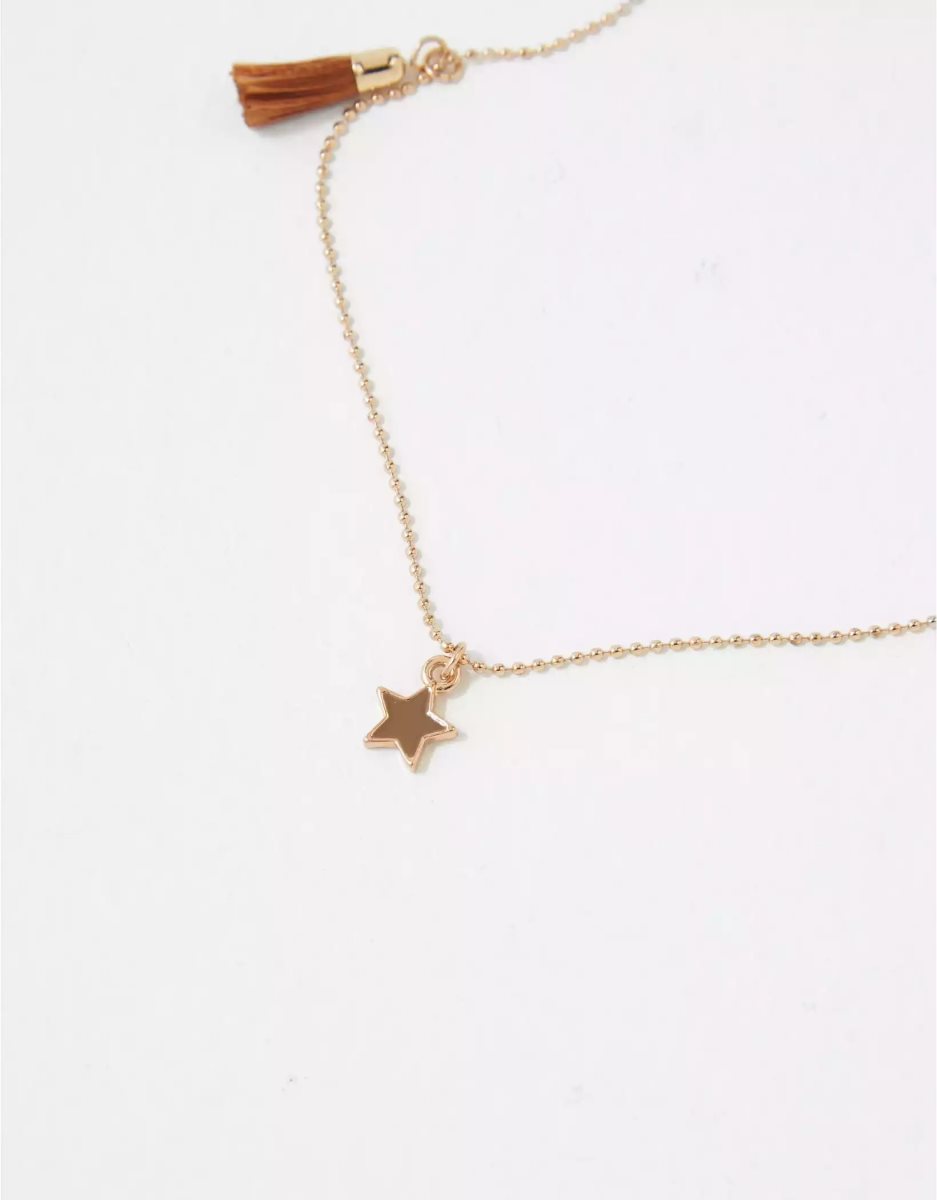 Bijoux American Eagle AEO Star Necklace 5-Pack Doré Femme | BNJ-55153119